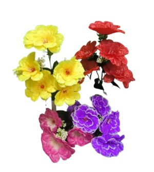 RAMO CON 5 FLORES *4 COLORES