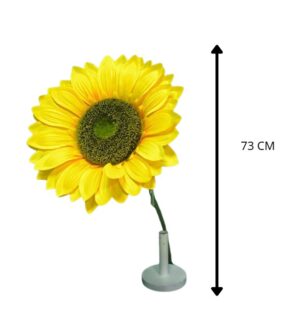 VARA GIRASOL CON 1 FLOR 73 CM