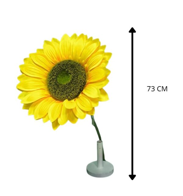 VARA GIRASOL CON 1 FLOR 73 CM