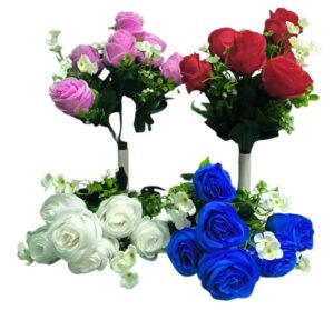 RAMO X 6 FLORES SURTIDA 4 COLORES