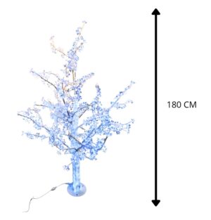 ARBOL LED BLANCO 180 CM