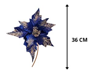 FLOR ARTIFICIAL AZUL 36 CM