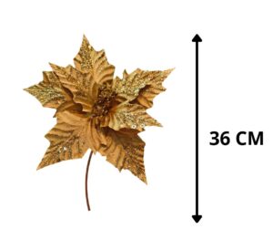FLOR ARTIFICIAL DORADA 36 CM