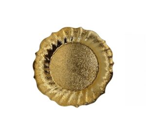PORTAPLATO PLASTICO DORADO