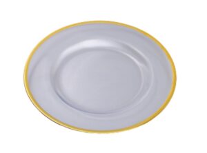 PORTAPLATO PLASTICO DORADO