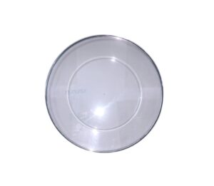 PORTAPLATO PLASTICO PLATEADO