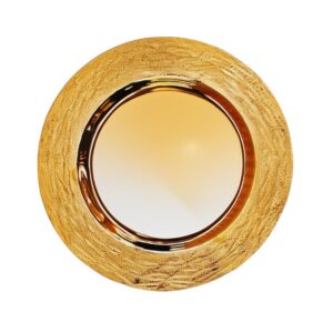 PORTAPLATO PLASTICO DORADO