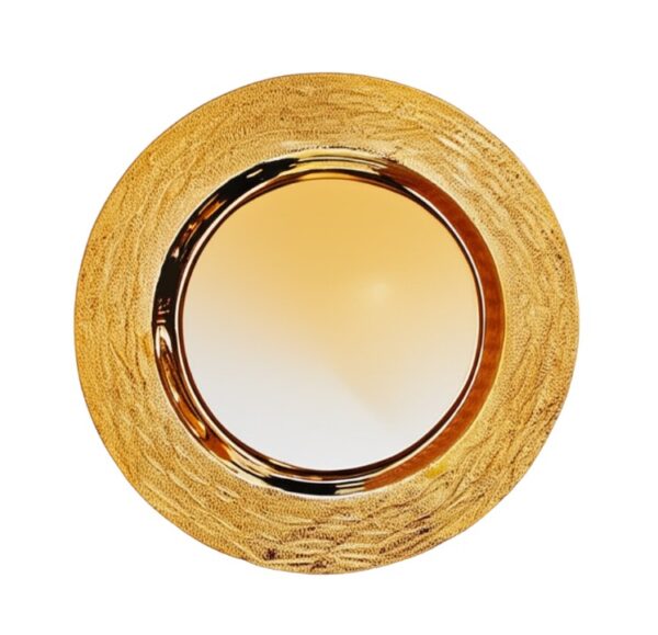 PORTAPLATO PLASTICO DORADO