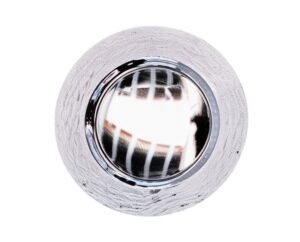 PORTAPLATO PLASTICO PLATEADO