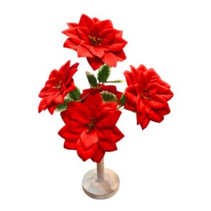 RAMO DE 5 FLORES ROJAS