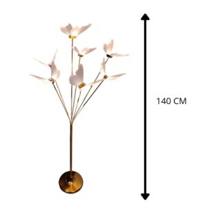 LAMPARA DE MARIPOSA CON BASE LUZ LED 110V FLAT PIN