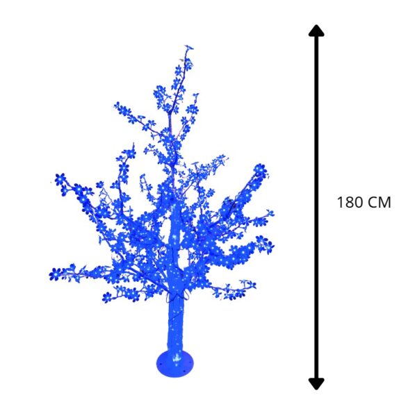 ARBOL LED AZUL 180 CM 110V FLAT PIN