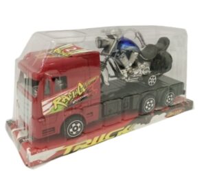 CAMION CON MOTOCICLETA