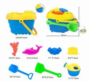 BOTE DE PLAYA CON ACCESORIOS X 8PC.