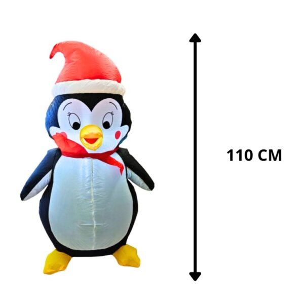 INFLABLE DE PINGUINO NAVIDEÑO 110 CM
