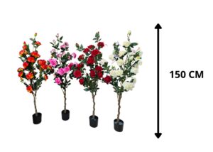 ARBOL DE ROSAS SURTIDO 4 COLORES 150 CM