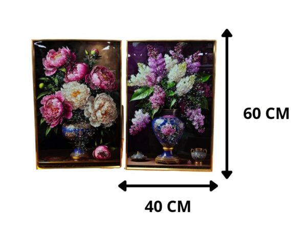 CUADRO DE FLORES 40X60 CM