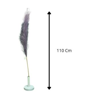 PAMPA LILA METALICO 110 CM