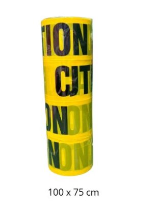CINTA PLASTICA PRECAUCION 100 X 75 CM