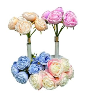 RAMO DE ROSAS X6 SURTIDO 4 COLORES
