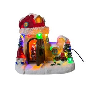 VILLA NAVIDAD CON LUZ, SONIDO Y MOVIMIENTO (USB)