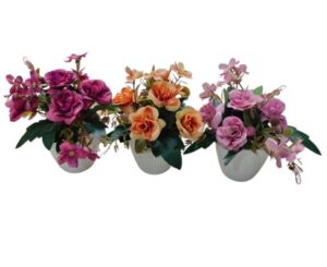 FLORES CON BASE BLANCA