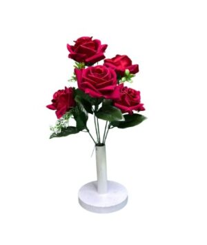 RAMO DE ROSAS ROJAS X 5