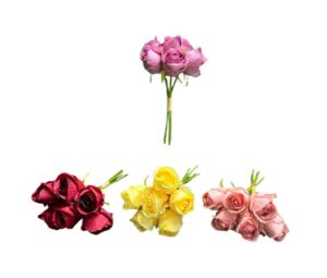 RAMO DE ROSAS X 6 (4 COLORES)
