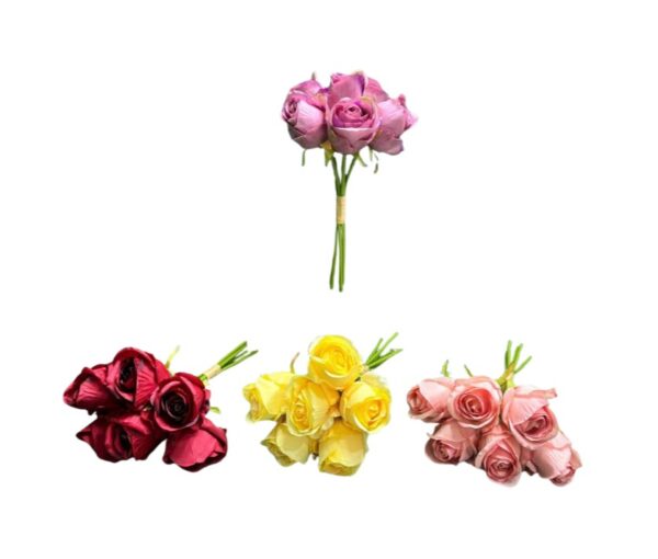RAMO DE ROSAS X 6 (4 COLORES)