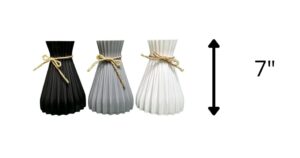 JARRON PLASTICO (3 COLORES)