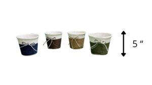 JARRON PLASTICO (4 COLORES)
