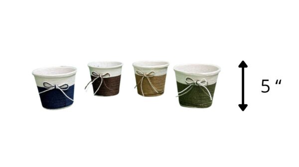 JARRON PLASTICO (4 COLORES)