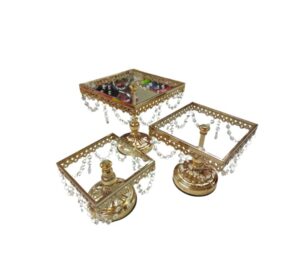 BASE DORADA SET 3 PIEZAS