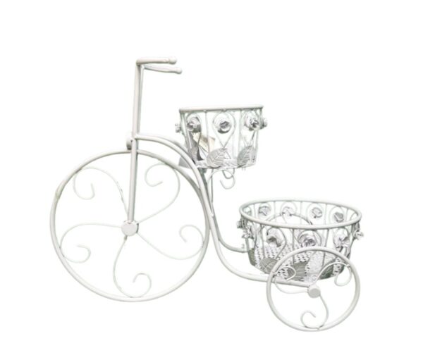 BICICLETA DECORATIVA BLANCA
