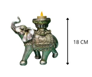 CANDELABRO ELEFANTE 20X18 CM