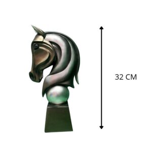 ADORNO CABEZA DE CABALLO 32 CM