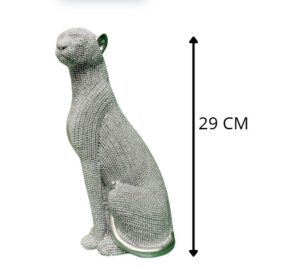 LEOPARDO PLATEADO 29 CM