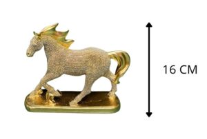 CABALLO DORADO 16 CM