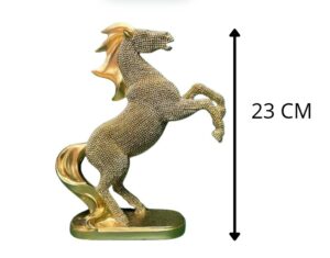 CABALLO DORADO 23 CM