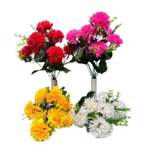 RAMO DE 9 FLORES 4 COLORES