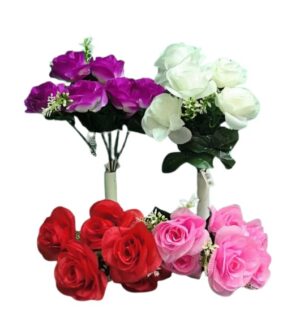 RAMO CON 6 FLORES *4 COLORES
