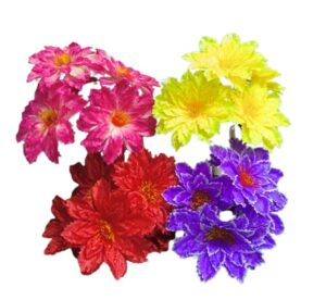 RAMO CON 5 FLORES *4 COLORES