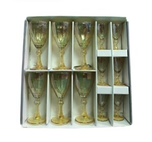 SET DE COPAS POR 12 PCS