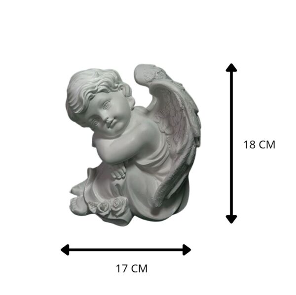 ANGEL BLANCO 17 X 15.5 X 18 CM