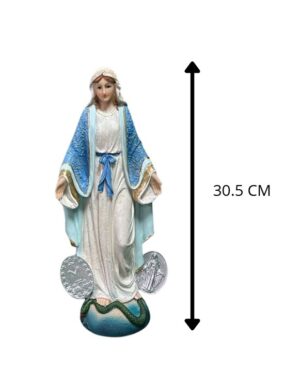 VIRGEN MEDALLA MILAGROSA 30.5 CM