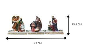 CANDELABRO DE ADVIENTO 3 PC 45 X 5.3 X 15.5 CM