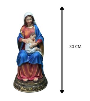 VIRGEN MARIA Y NIÑO JESUS 30 CM