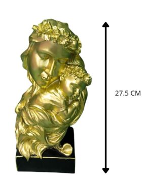 ADORNO MUJER DORADO 27.5 CM