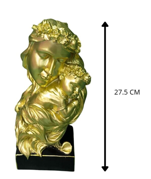 ADORNO MUJER DORADO 27.5 CM