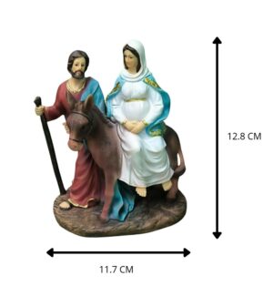 VIRGEN EMBARAZADA CON JOSE 17.5 X 10 X 20.5 CM